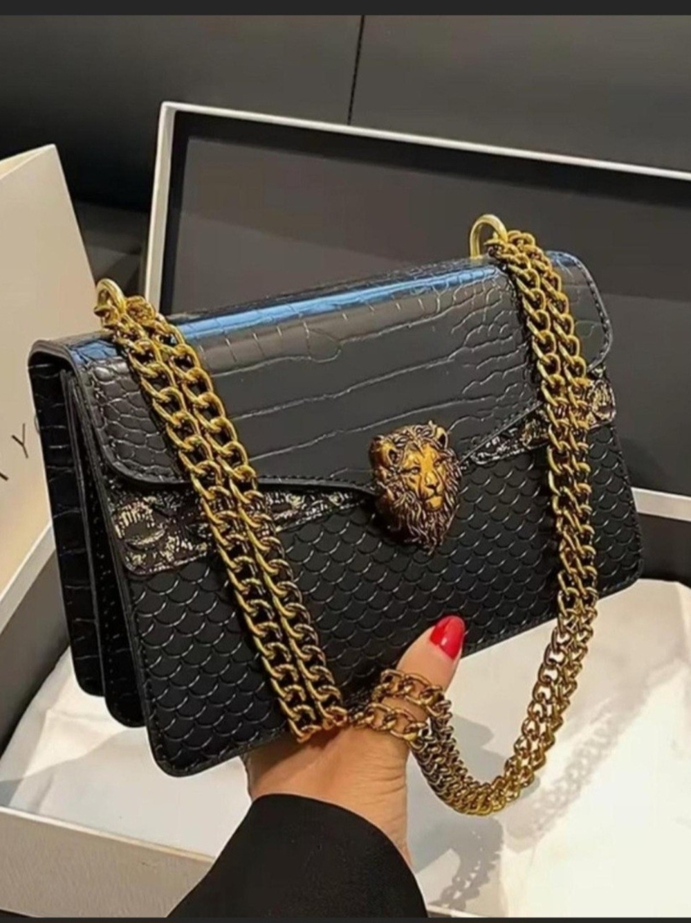 P u leather black sexy elegant